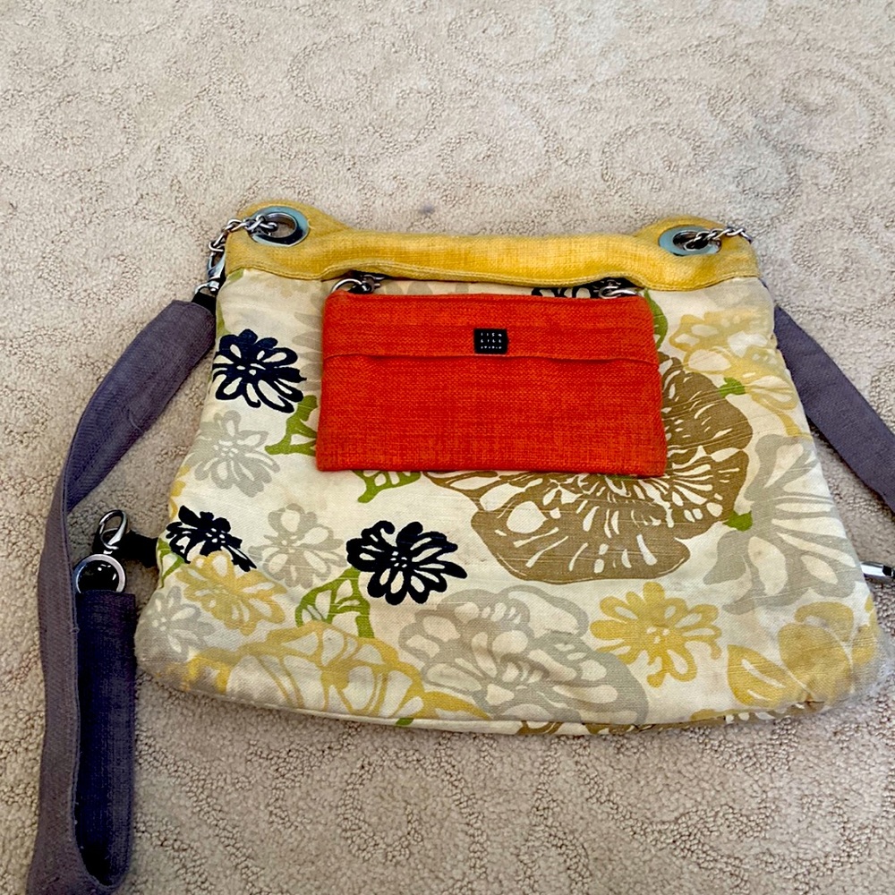 Backpack purse with clip on wallet purse -1154 Lill studio